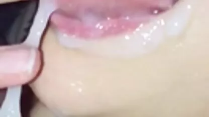 Big close up cumshot dalam mulut-Wajah bokep luar terbaru