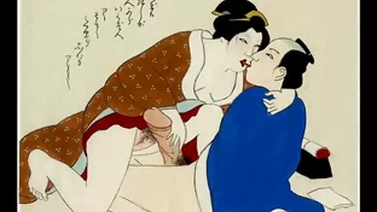 Seni Shunga pengantin baru porn