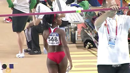 Sexy ass Cuban Olympics pole vault-white nonton bokep gratis hot
