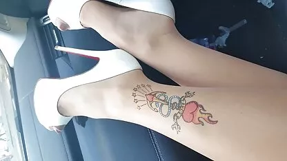 Aku pasangan tato kaki kaki pergelangan kaki tinggi Voyeur bopek selingkuh